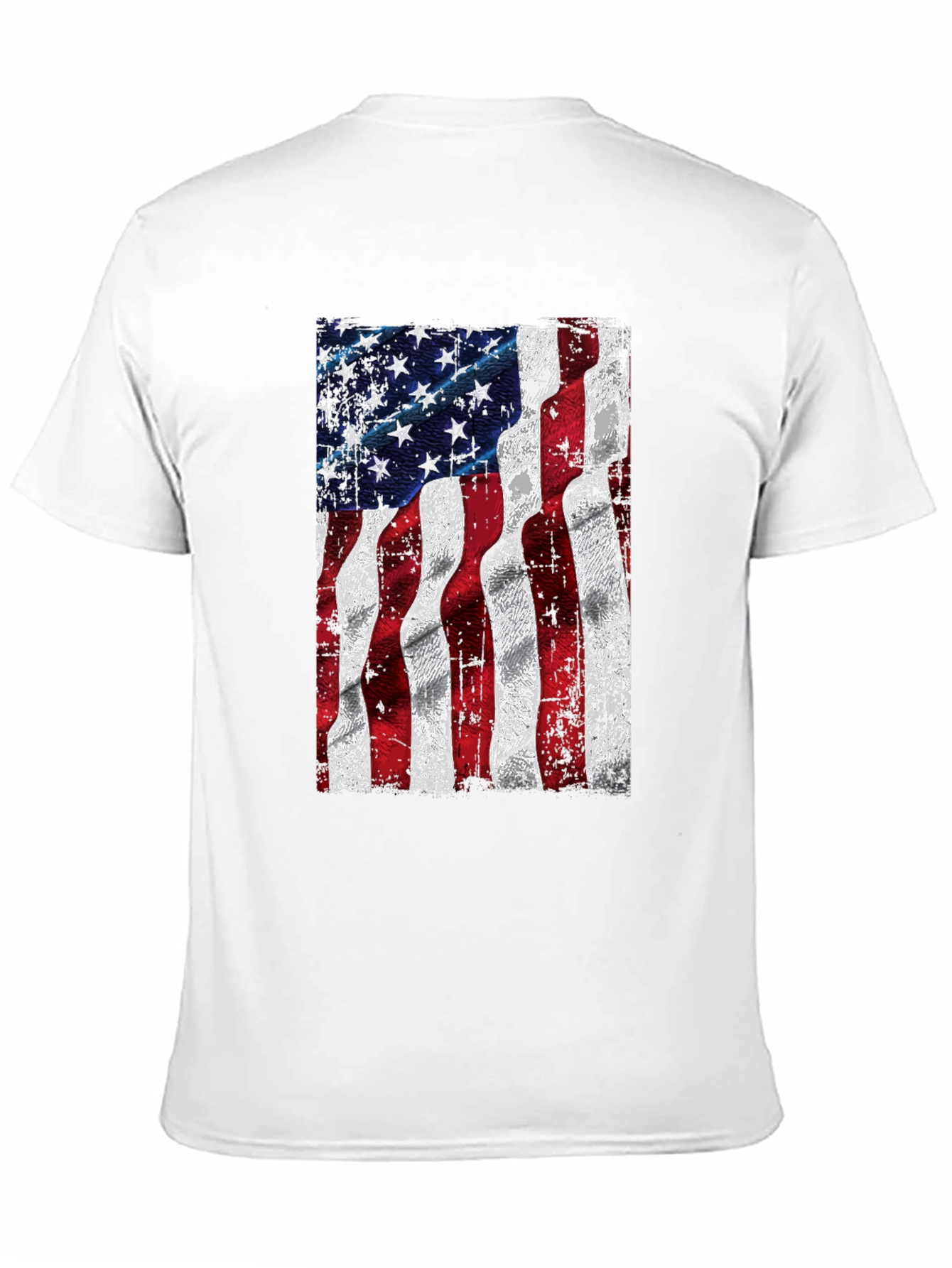 USA Flag Graphic T-Shirt - Patriotic Design