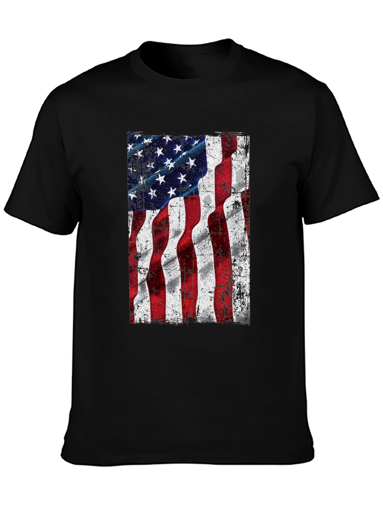 USA Flag Graphic T-Shirt - Patriotic Design