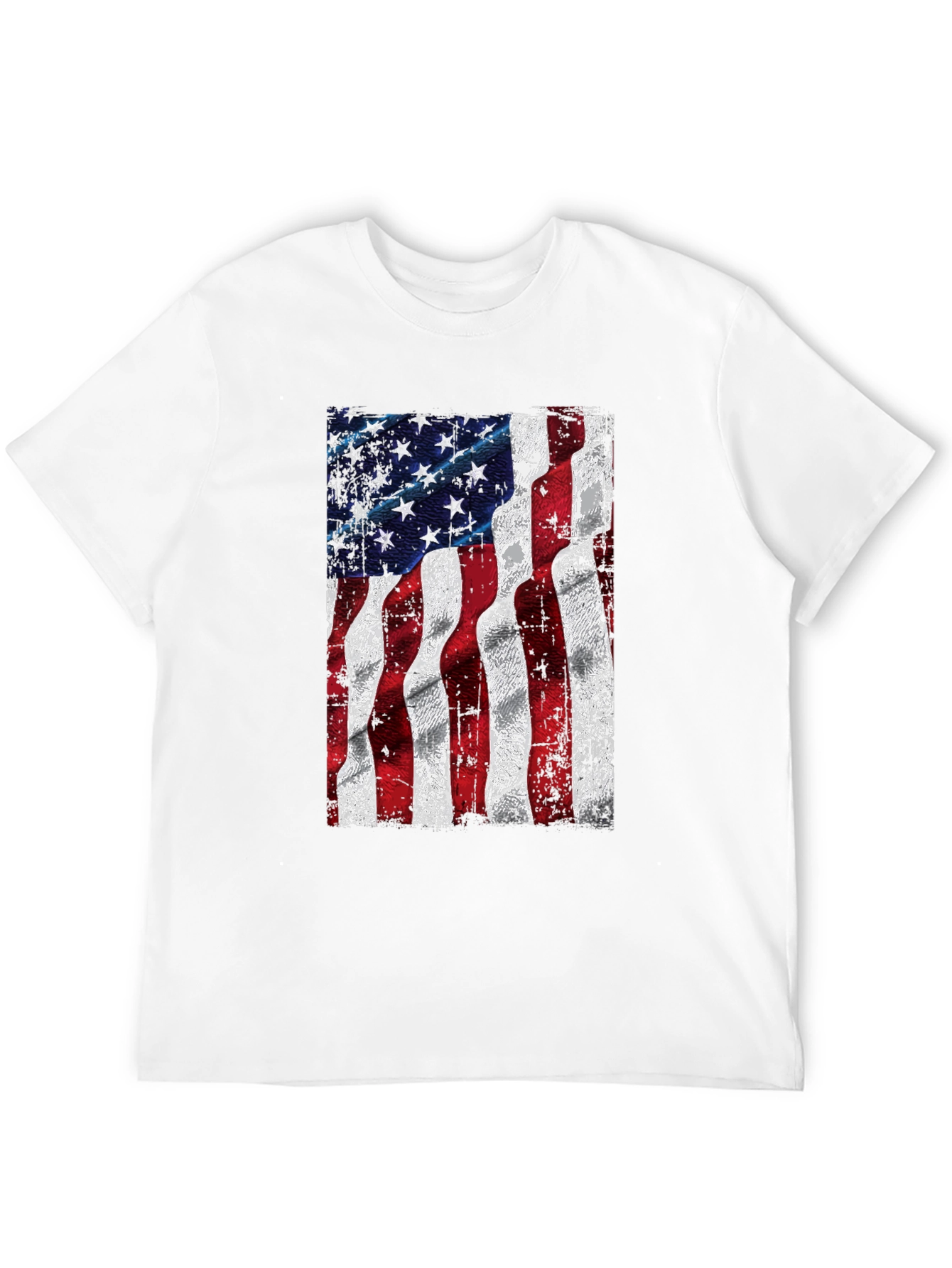 USA Flag Graphic T-Shirt - Patriotic Design
