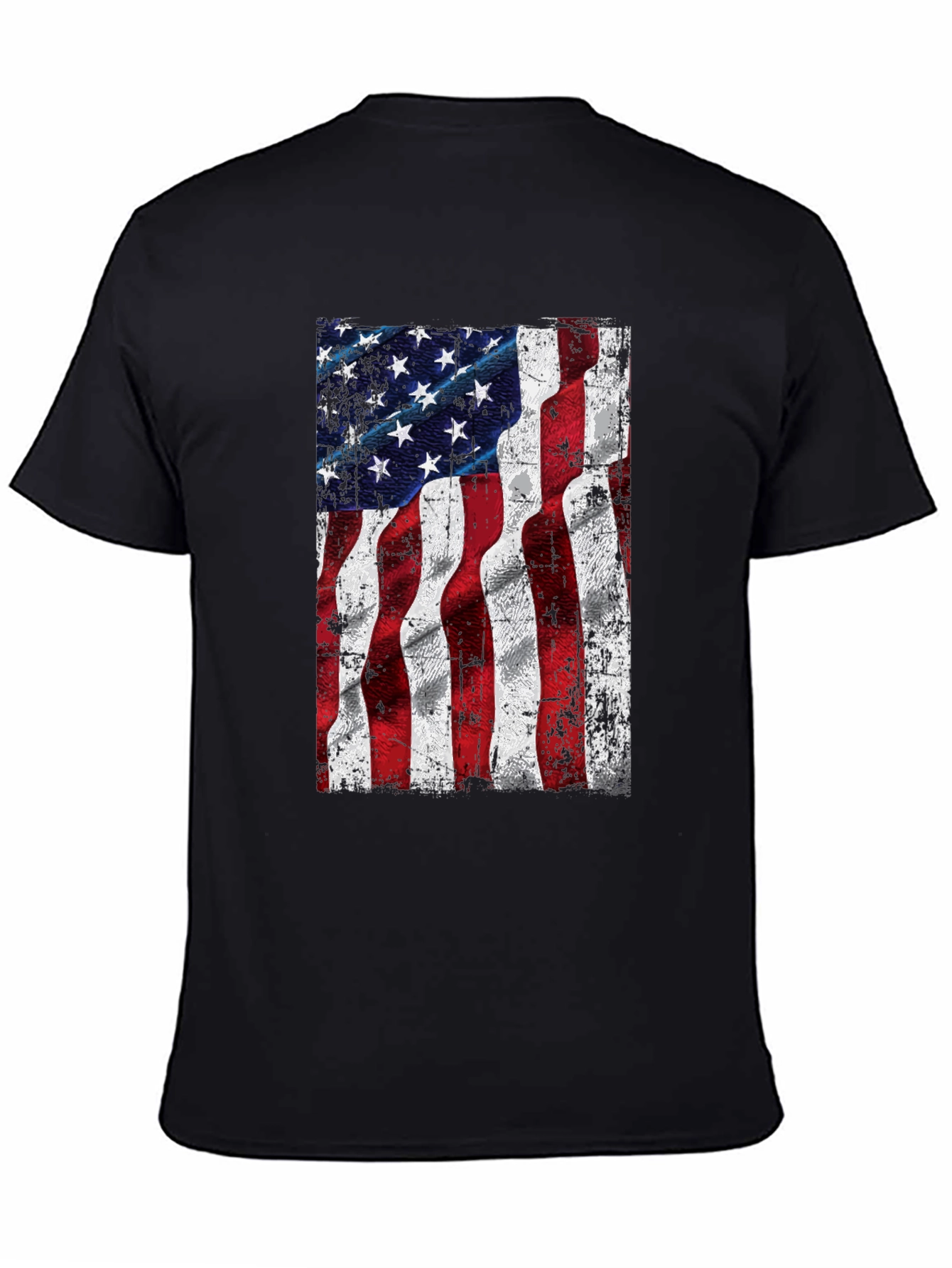 USA Flag Graphic T-Shirt - Patriotic Design