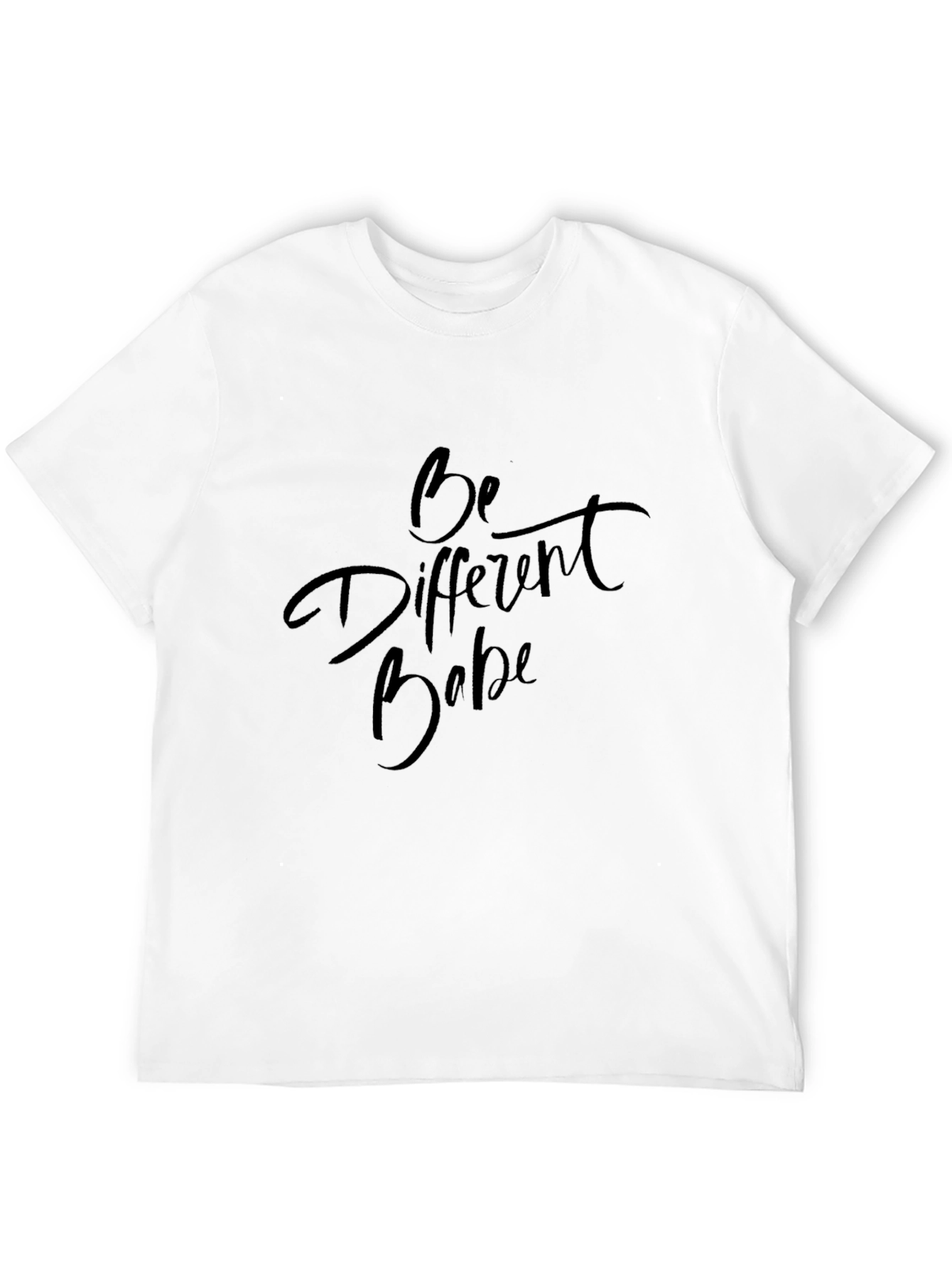 Be Different Babe Graphic Tee - Unisex Black T-Shirt
