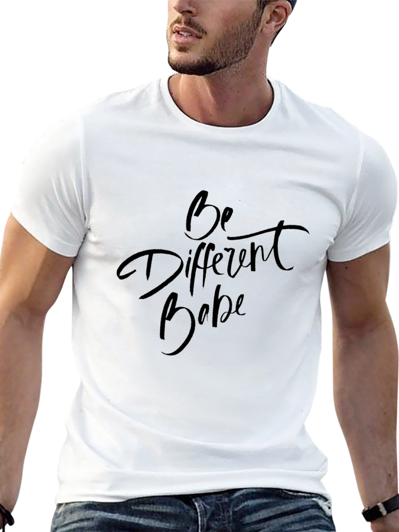 Be Different Babe Graphic Tee - Unisex Black T-Shirt
