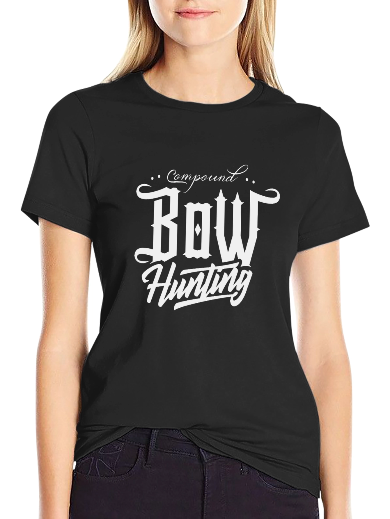 Compound Bow Hunting Graphic Tee