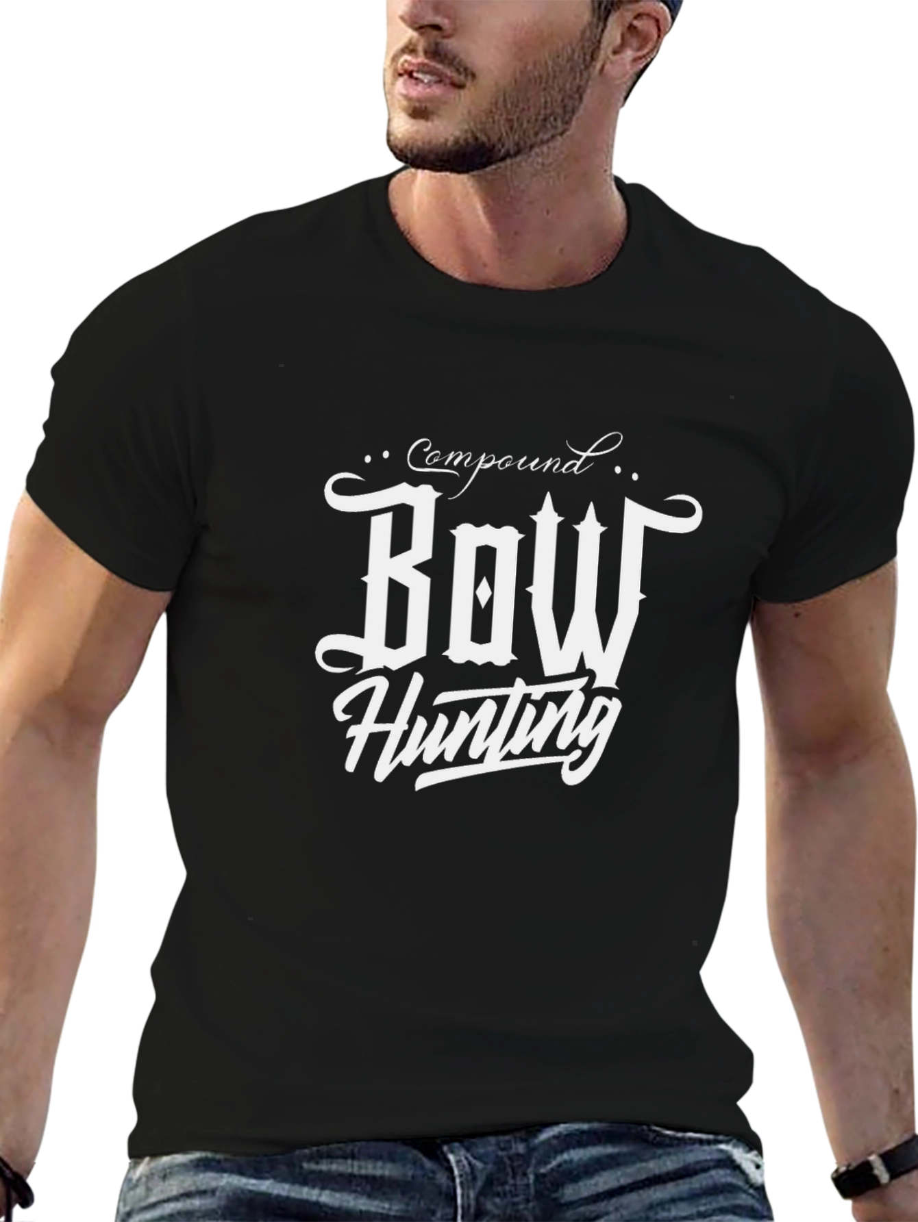 Compound Bow Hunting Graphic Tee