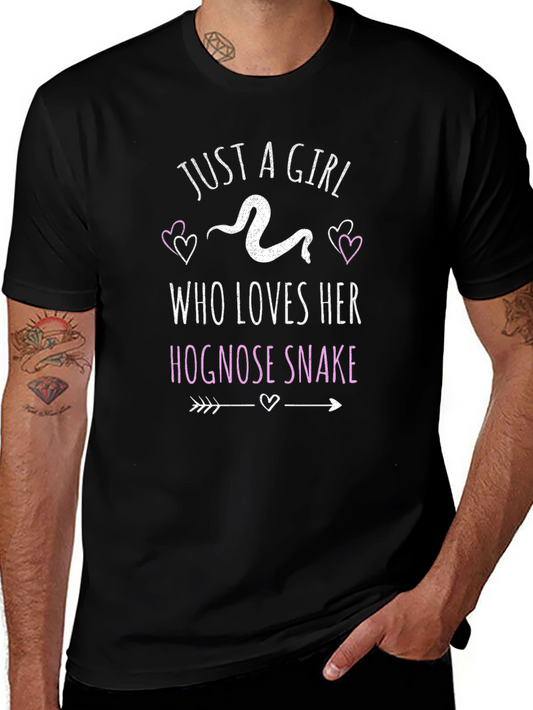 Just A Girl Who Loves Her Hognose Snake T-Shirt