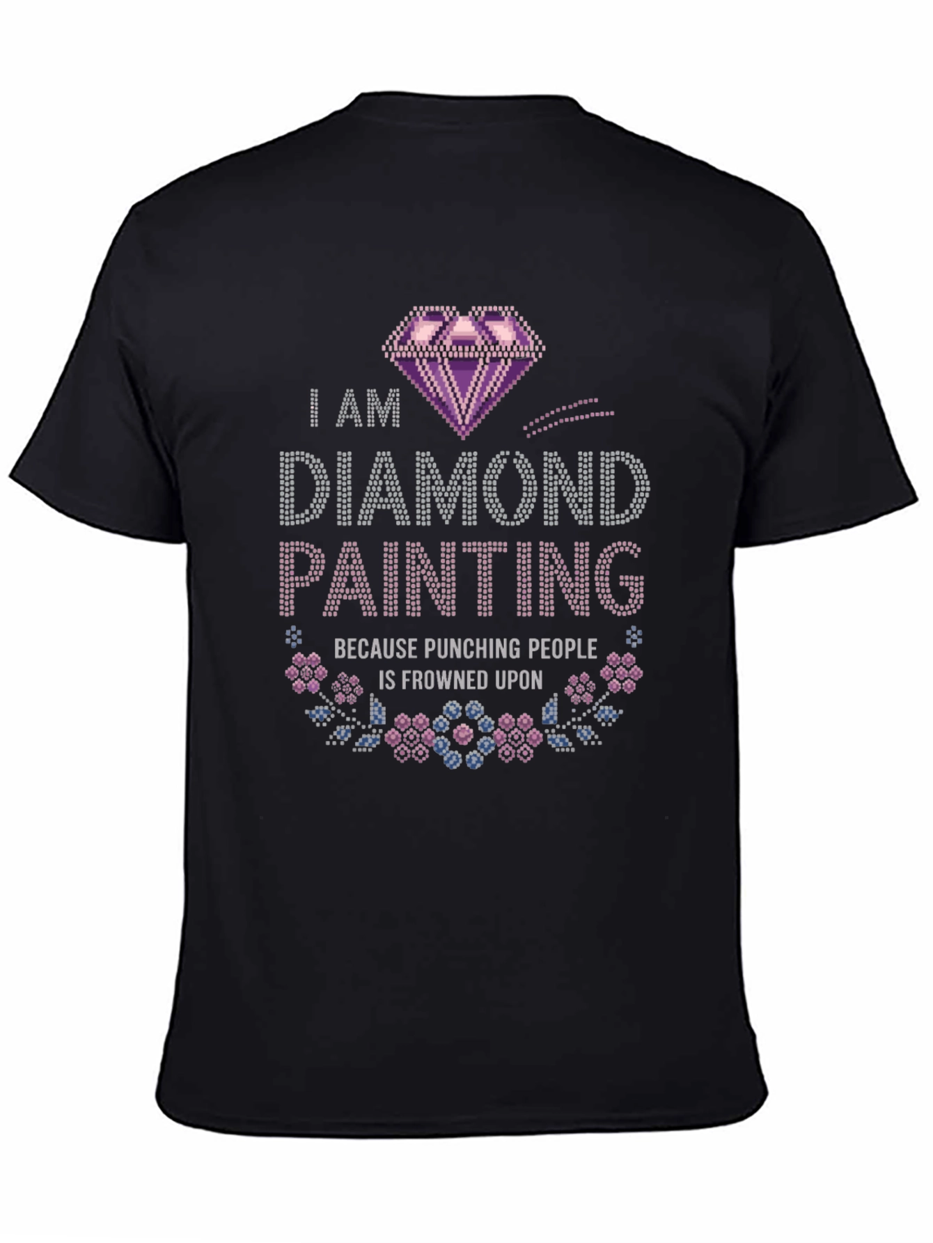 Diamond Painting Punching People T-Shirt