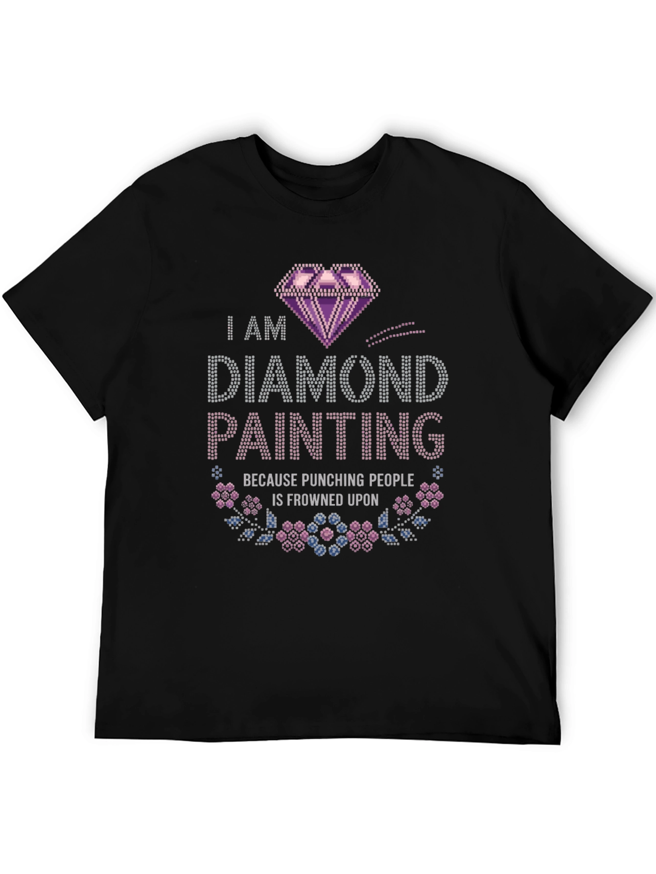 Diamond Painting Punching People T-Shirt