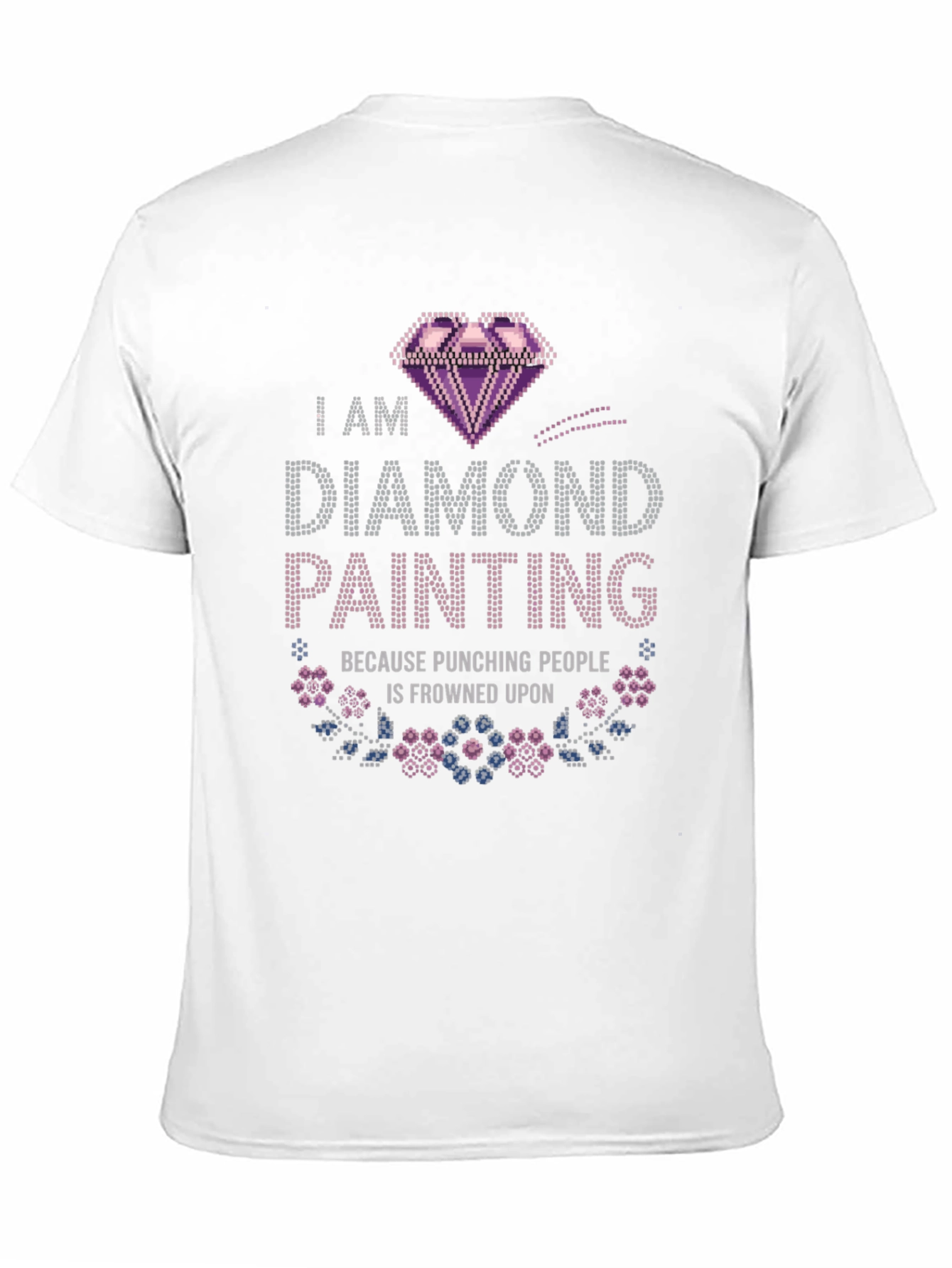 Diamond Painting Punching People T-Shirt