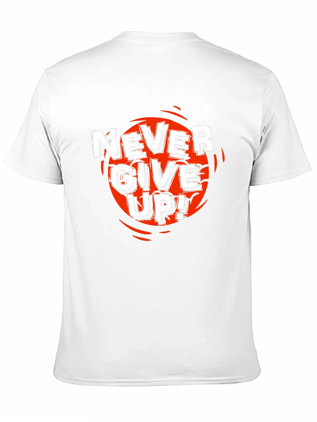 Never Give Up Graphic T-Shirt - Motivational Tee