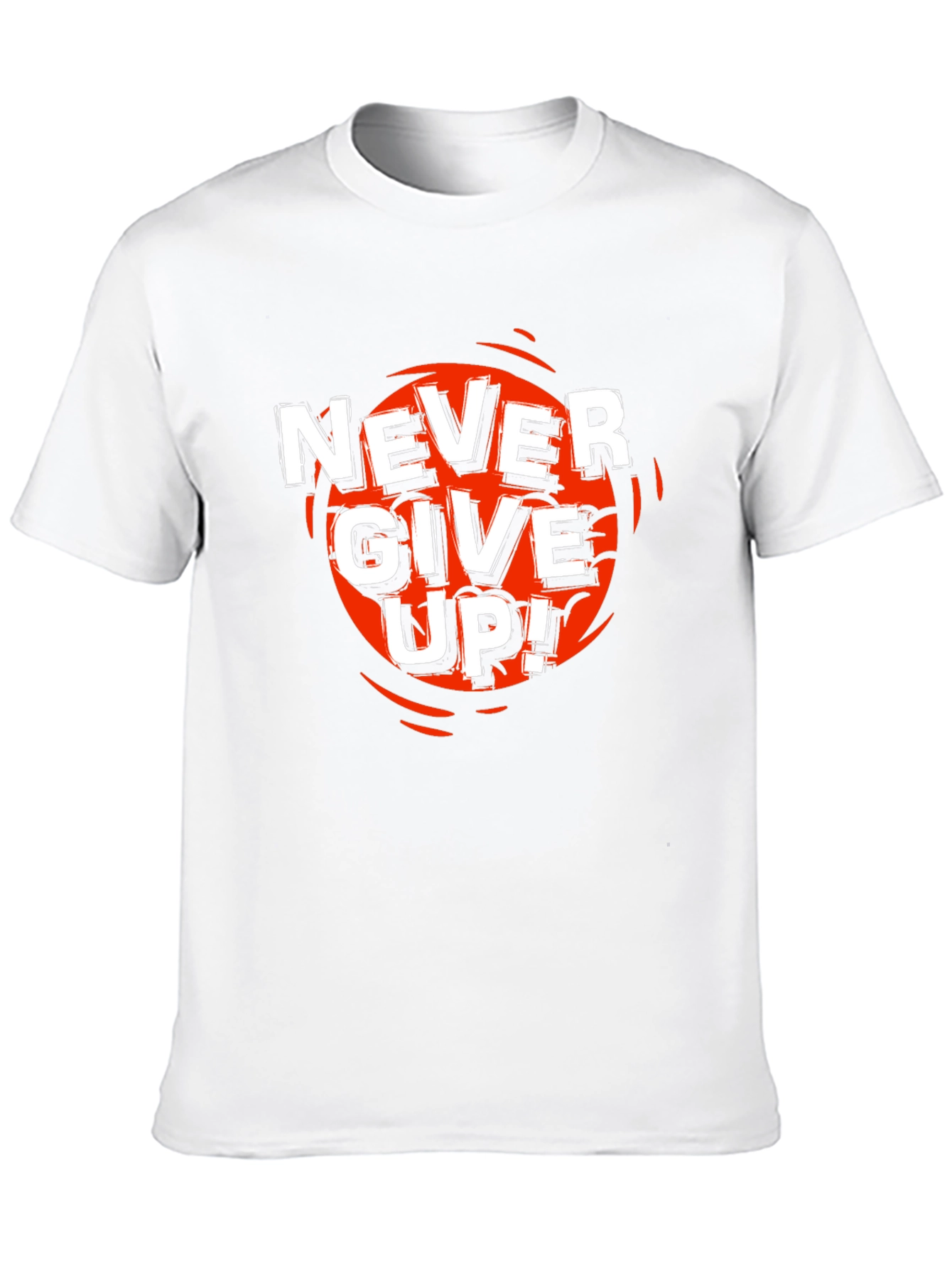 Never Give Up Graphic T-Shirt - Motivational Tee