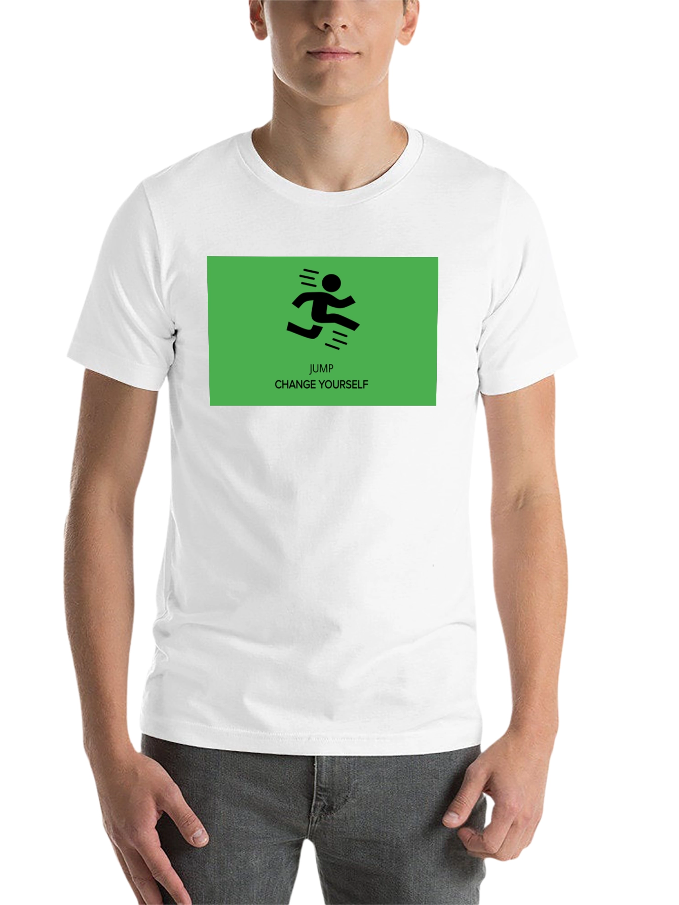 Jump Change Yourself Graphic Tee