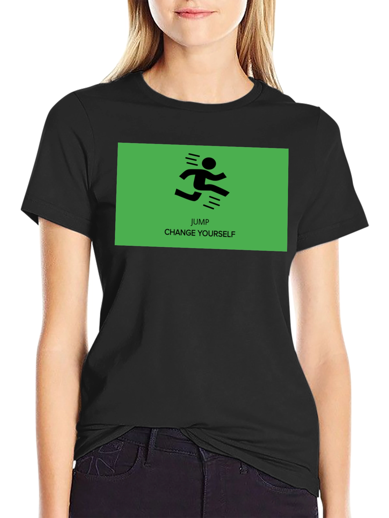Jump Change Yourself Graphic Tee