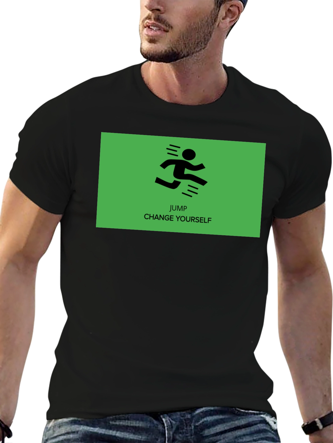 Jump Change Yourself Graphic Tee