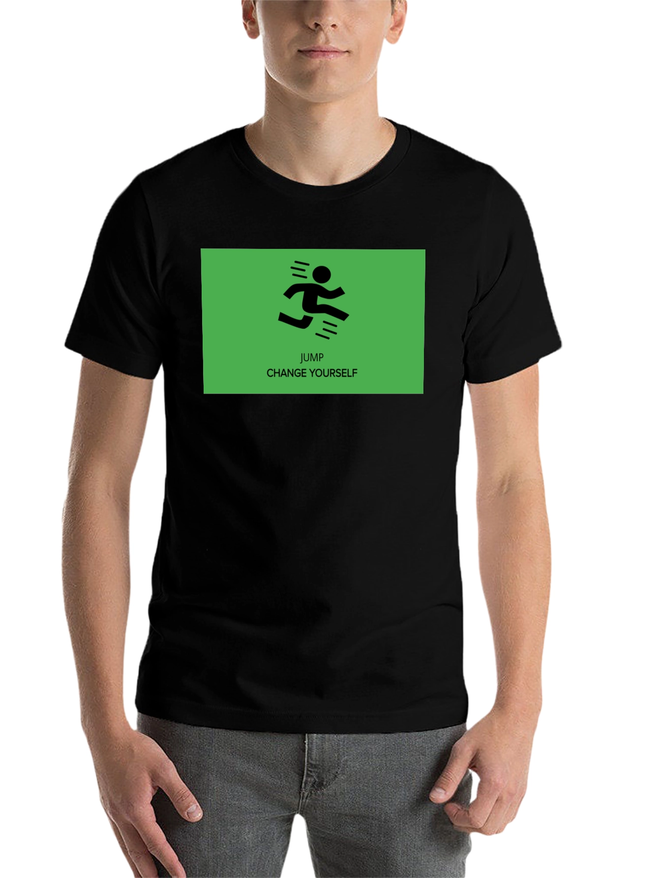 Jump Change Yourself Graphic Tee