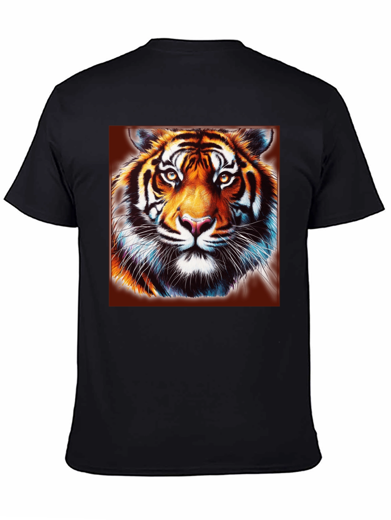 Tiger Graphic Black T-Shirt - Bold Animal Print