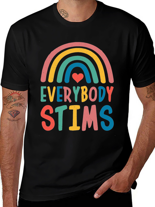 Everybody Stims T-Shirt - Autism Acceptance