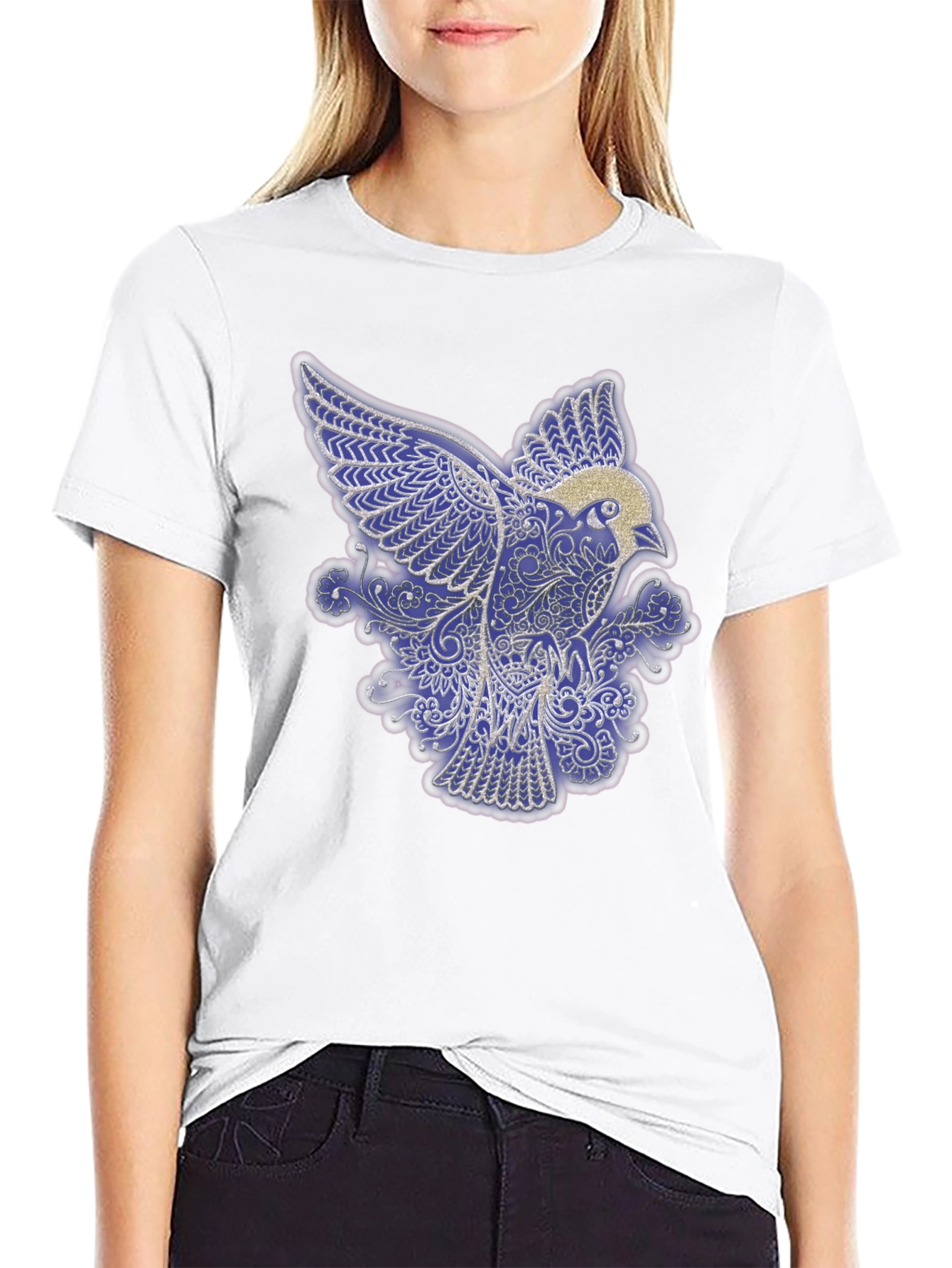 Bird Art Graphic Tee - Unique Design