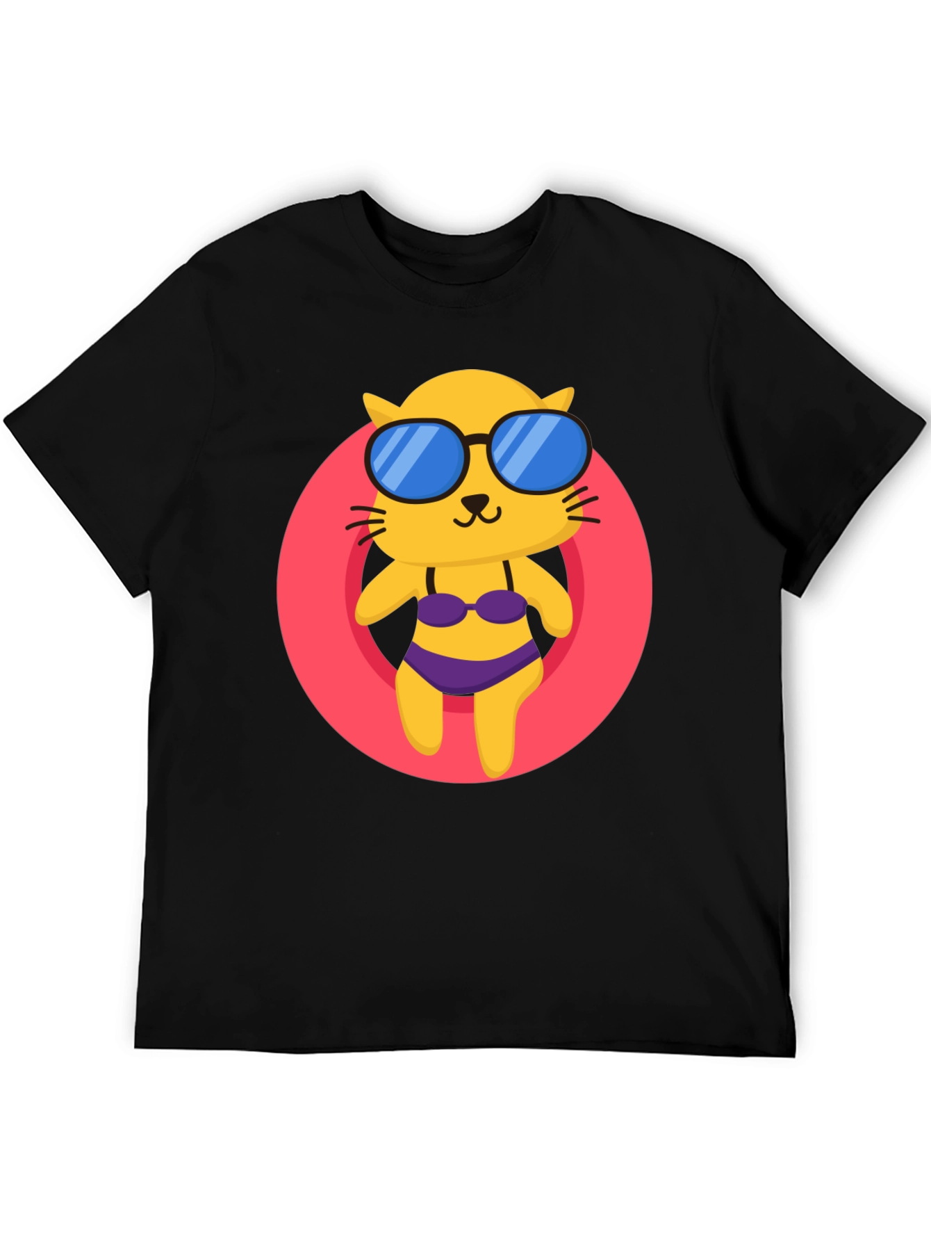 Cat in Bikini T-Shirt