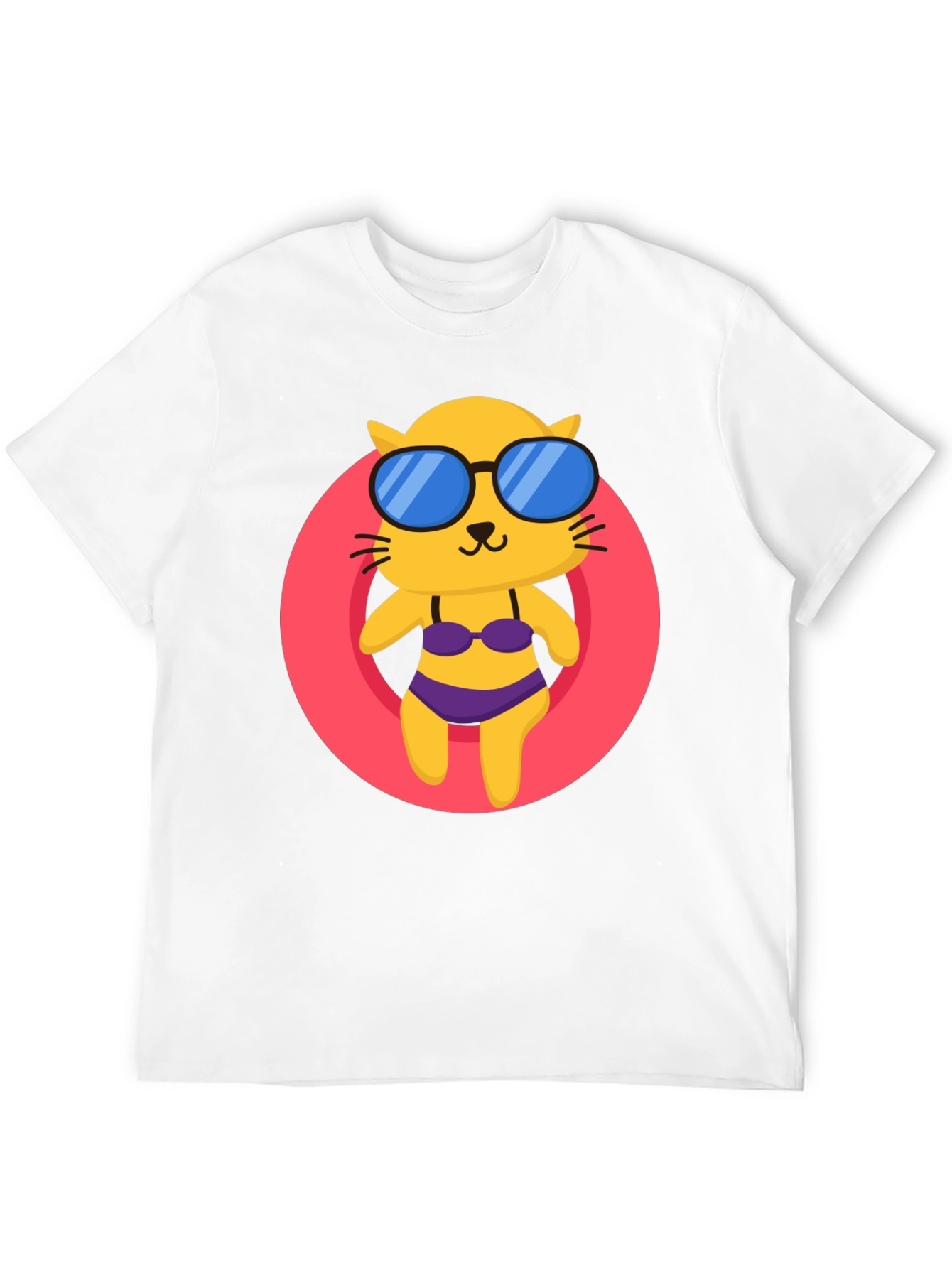 Cat in Bikini T-Shirt