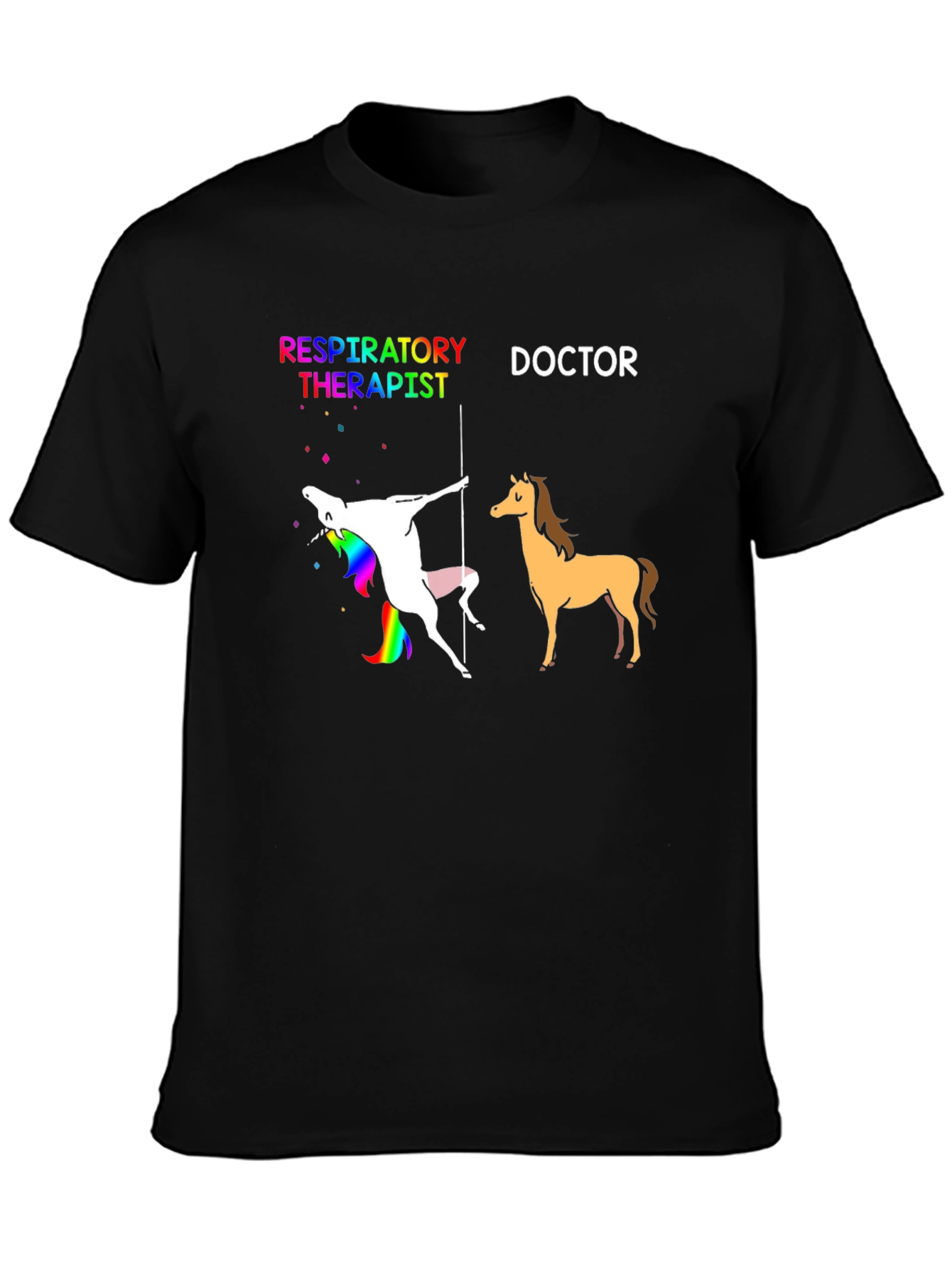 Respiratory Therapist vs Doctor T-Shirt