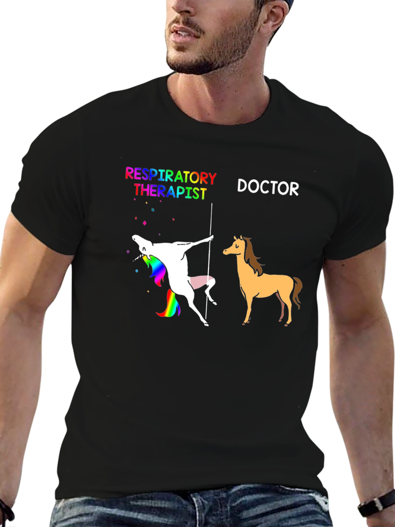 Respiratory Therapist vs Doctor T-Shirt