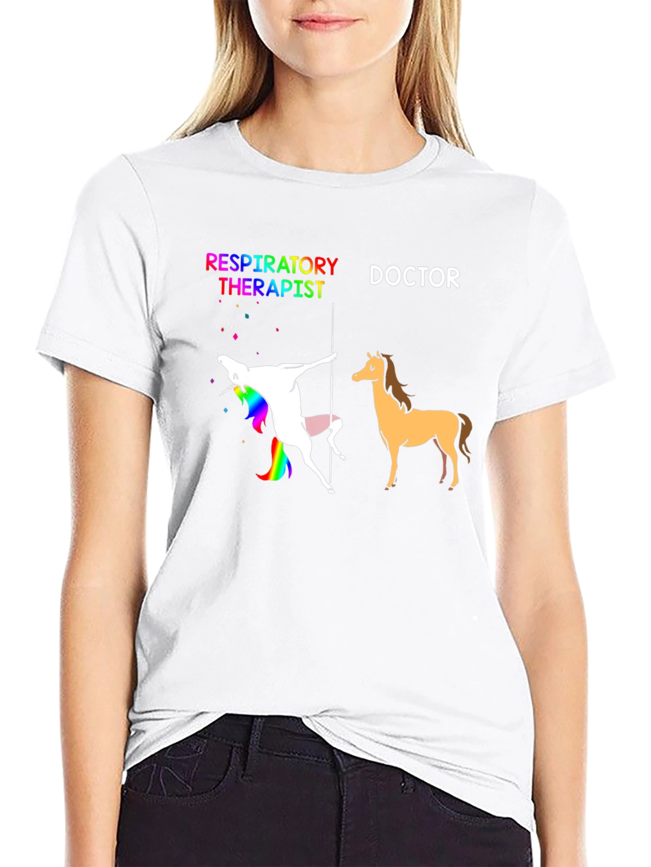 Respiratory Therapist vs Doctor T-Shirt
