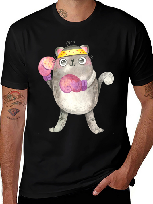 Funny Boxing Cat T-Shirt