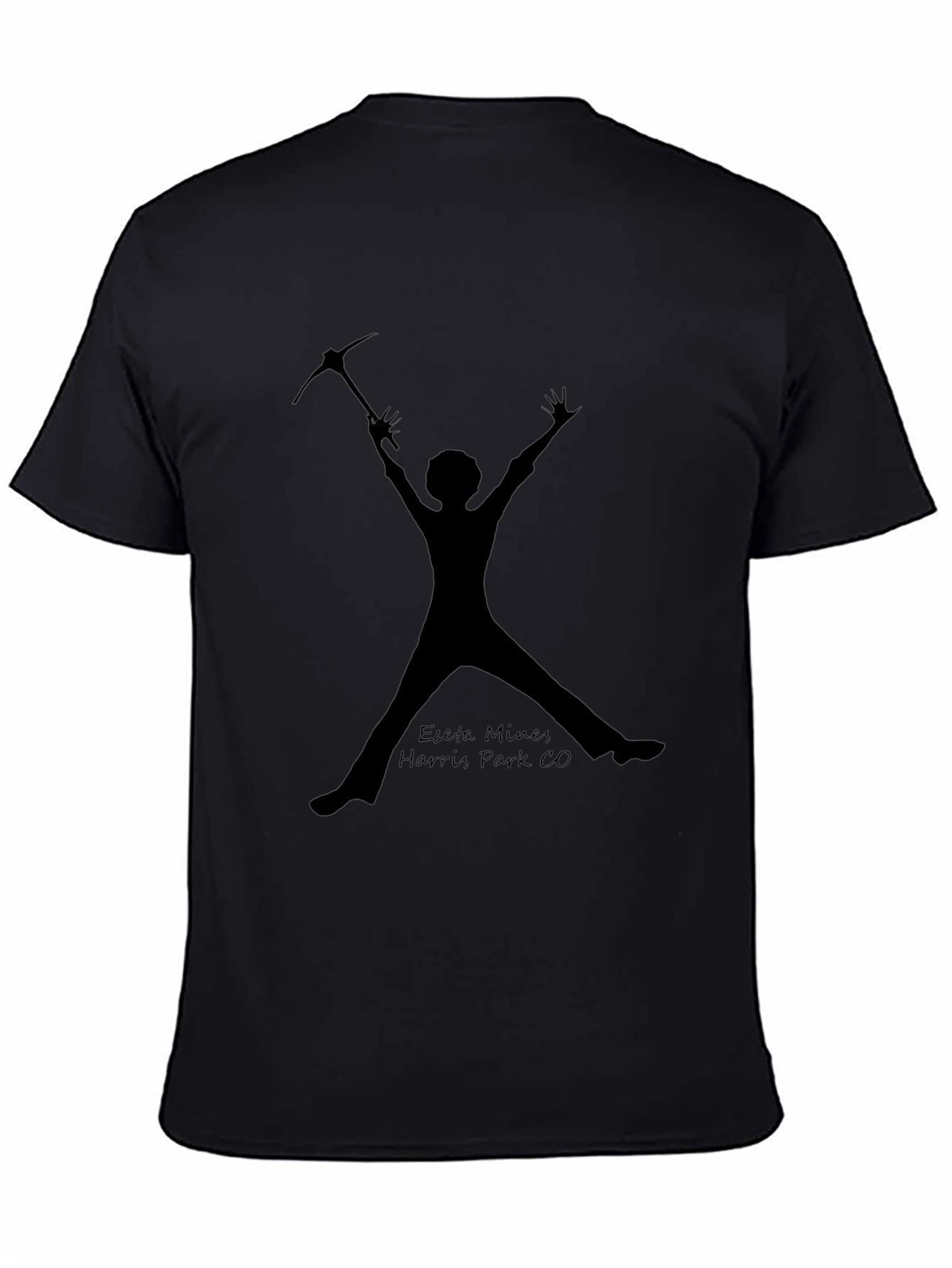 Miner Silhouette T-Shirt - Eseta Mines Harris Park CO