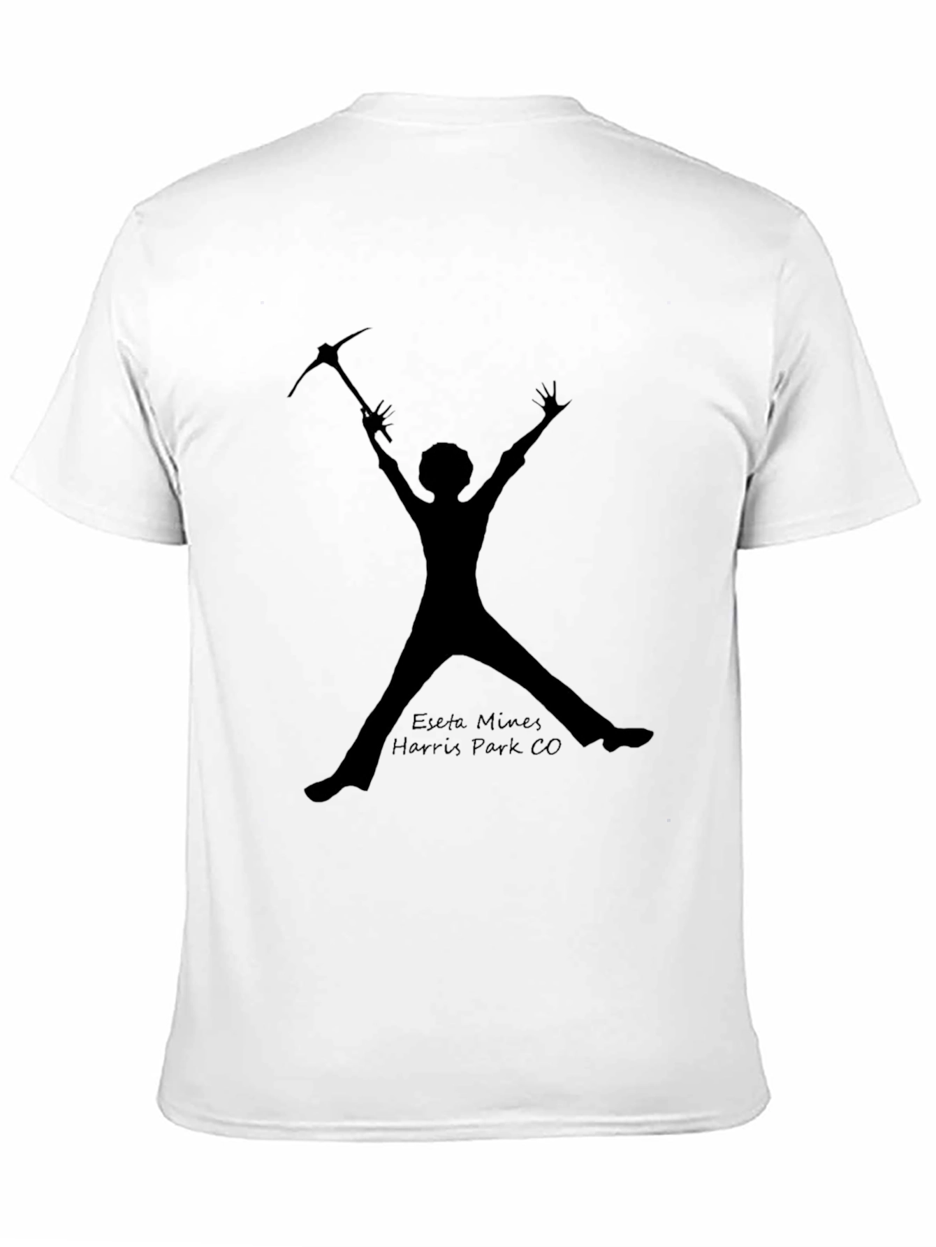 Miner Silhouette T-Shirt - Eseta Mines Harris Park CO