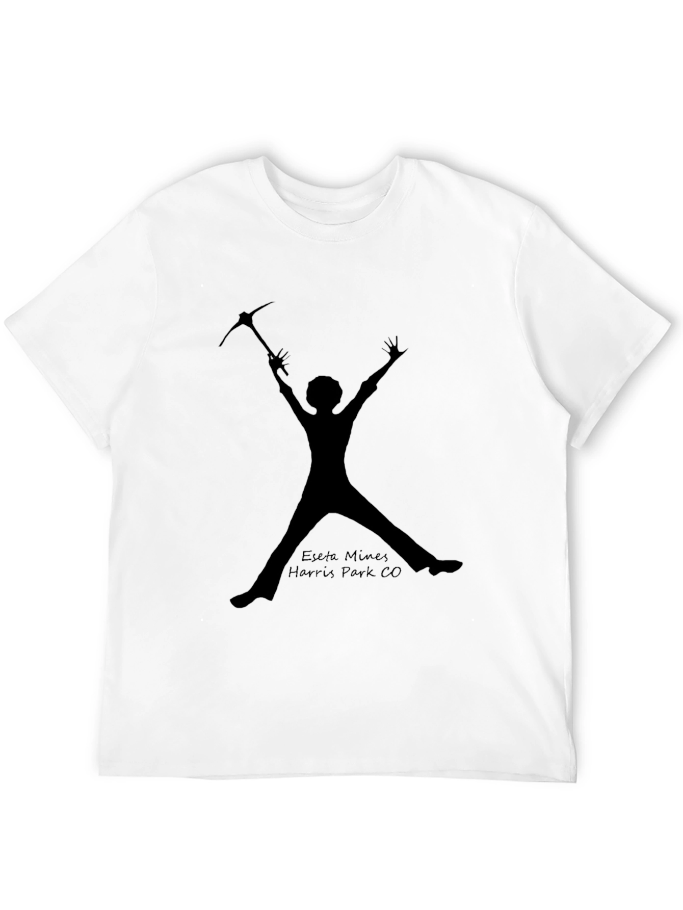 Miner Silhouette T-Shirt - Eseta Mines Harris Park CO