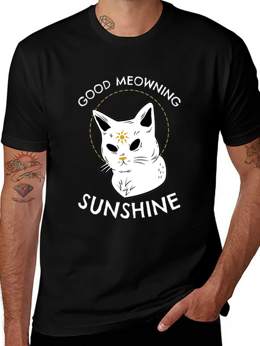 Good Meowning Sunshine Graphic T-Shirt