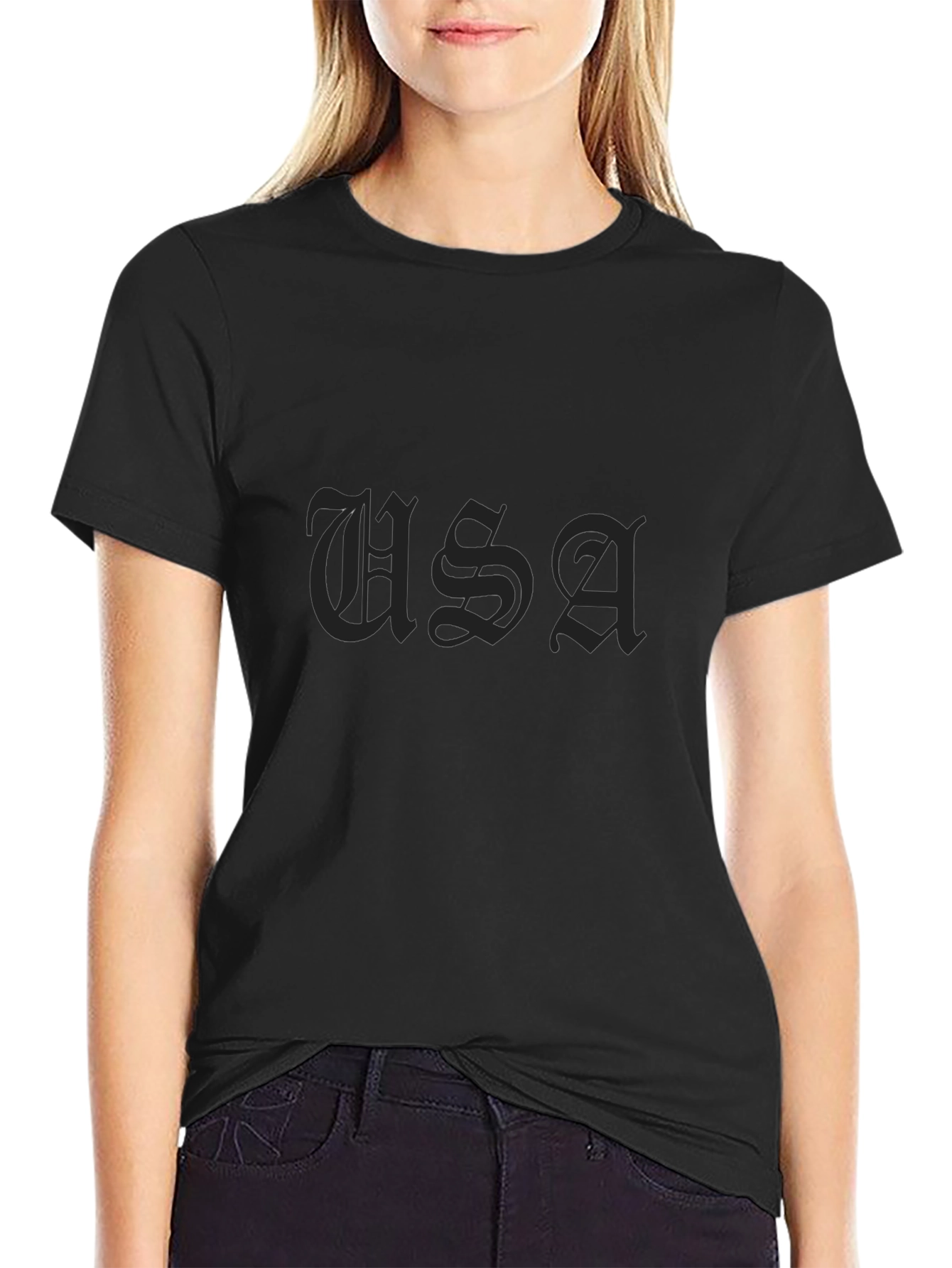 USA Graphic Print Tee - Casual Comfort