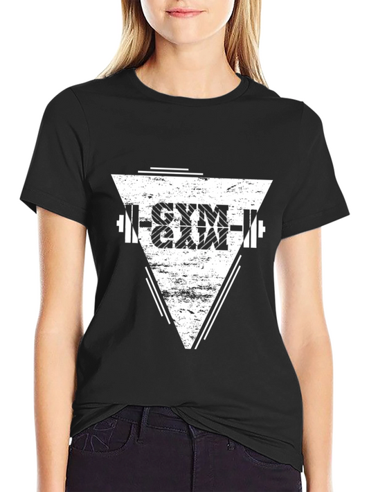 Gym Graphic Black T-Shirt - Mens Fitness Apparel
