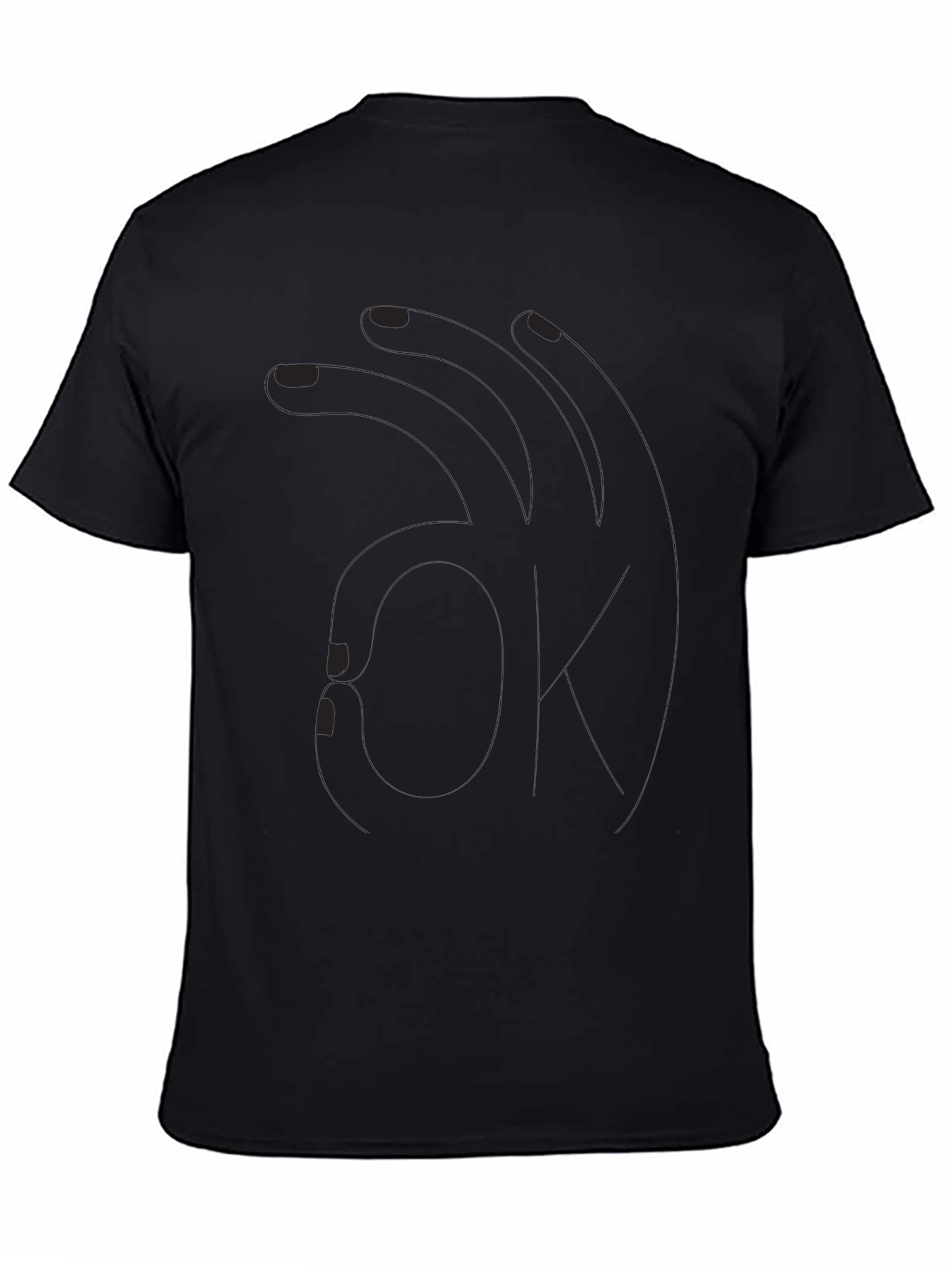 Plain Black T-Shirt - Everyday Comfort