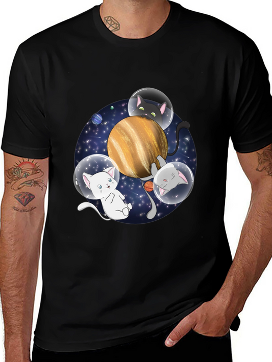 Cosmic Cats T-Shirt - Space Adventure
