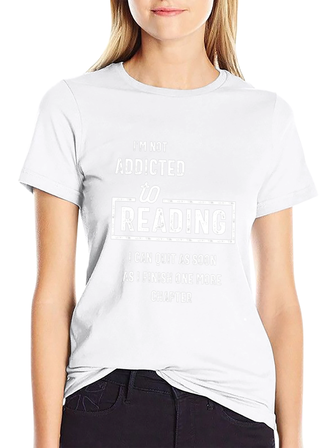 Funny Reading Addict T-Shirt - One More Chapter