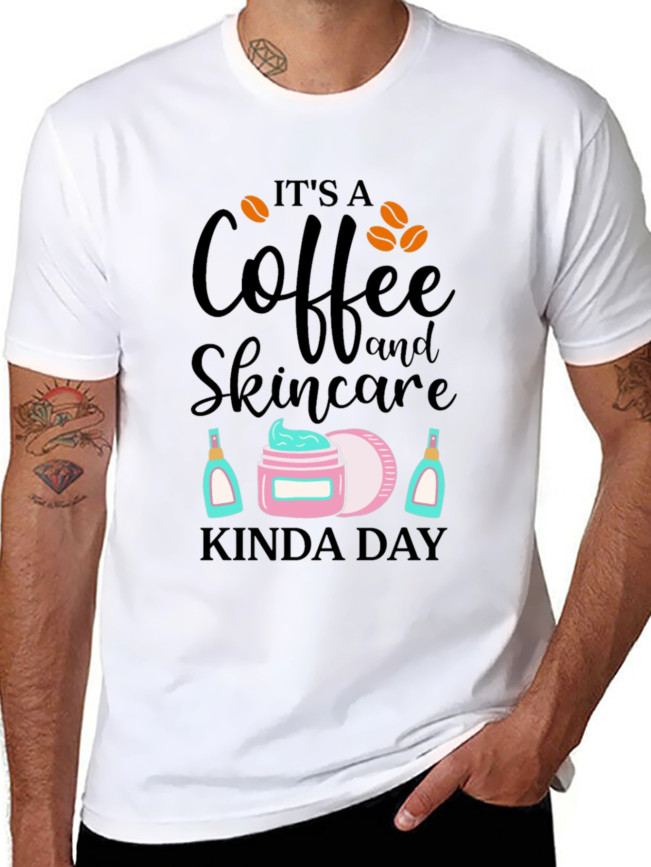 Coffee & Skincare T-Shirt - Kinda Day