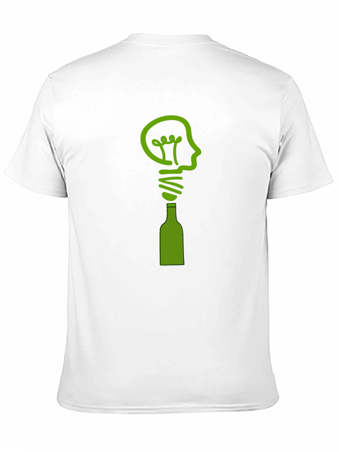 Creative Idea T-Shirt - Lightbulb & Bottle Design