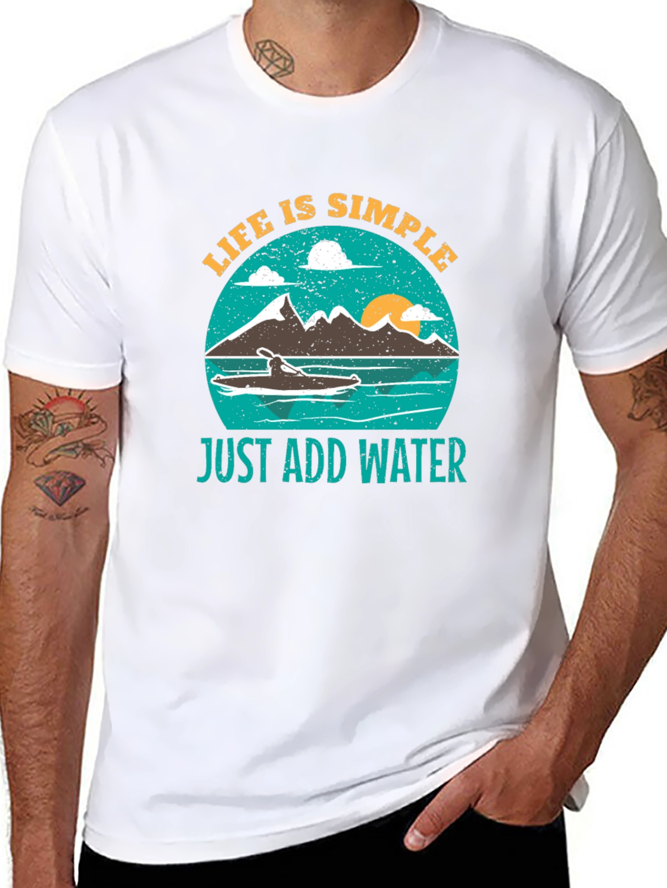Life is Simple Kayak T-Shirt