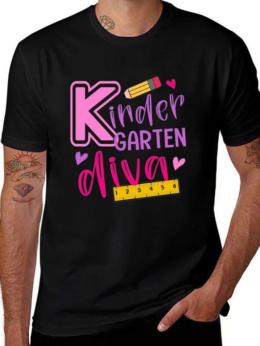 Kindergarten Diva Black T-Shirt