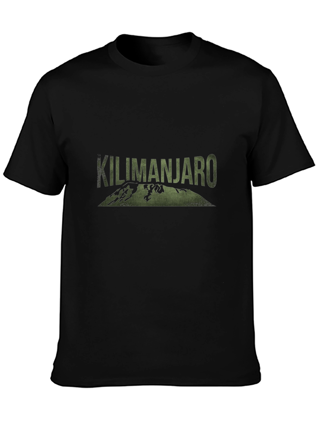 Kilimanjaro Graphic Tee - Black Casual T-Shirt