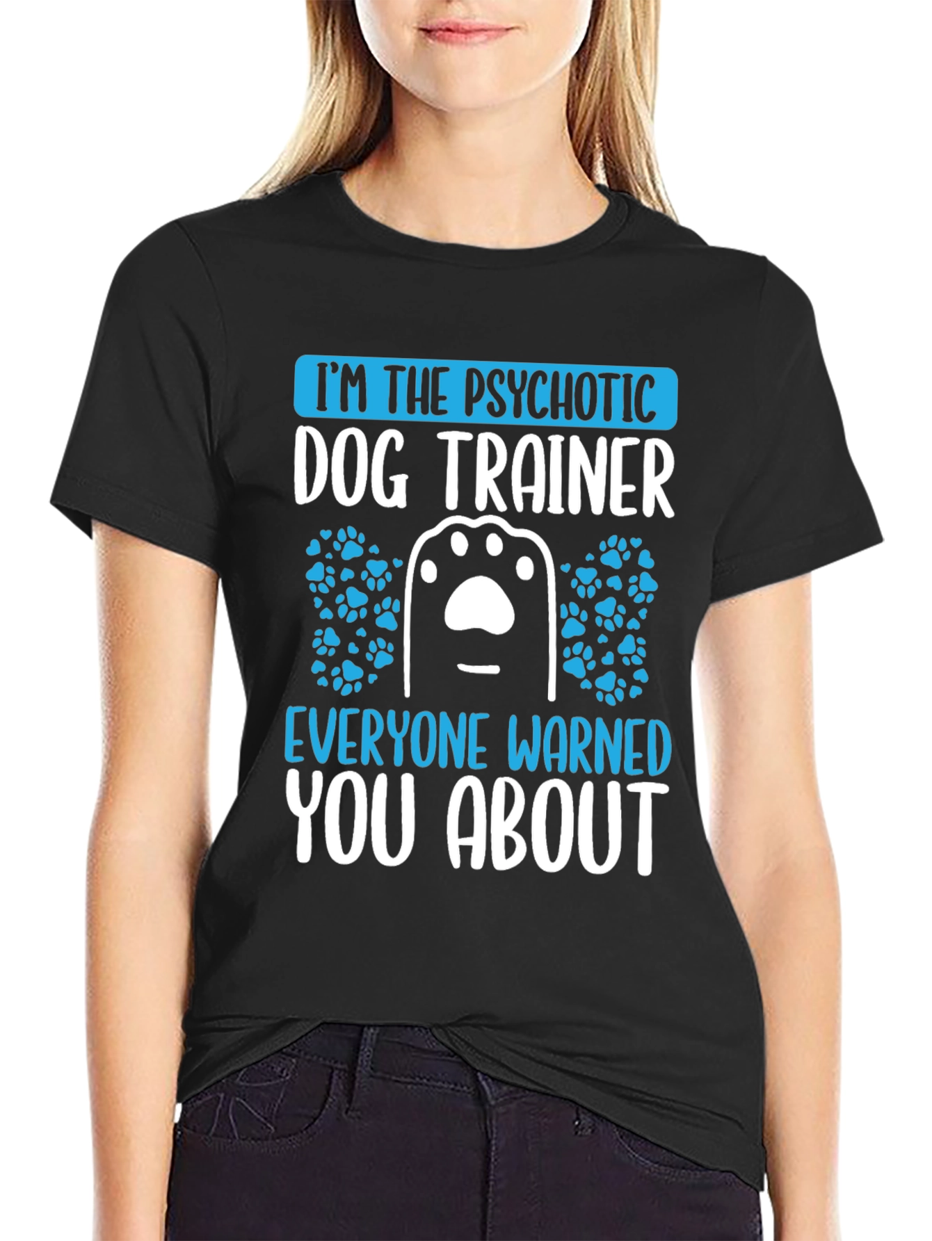Psychotic Dog Trainer Graphic T-Shirt