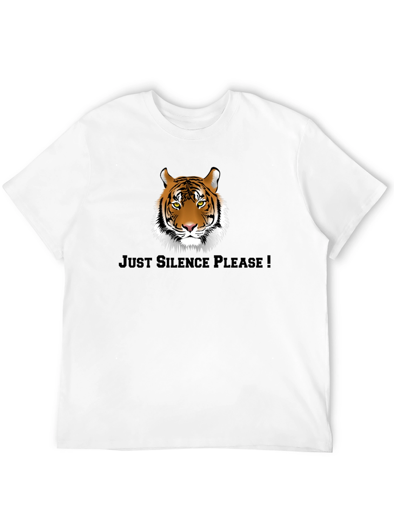 Just Silence Please Tiger Graphic Tee