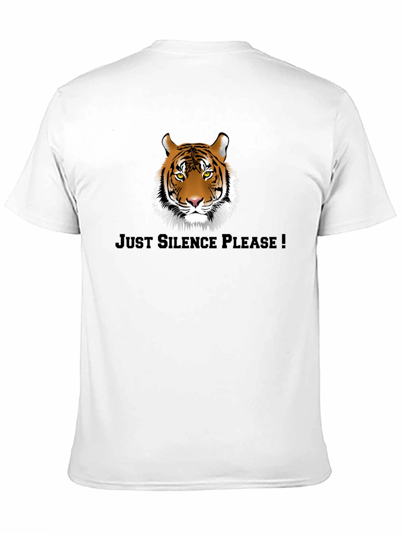Just Silence Please Tiger Graphic Tee