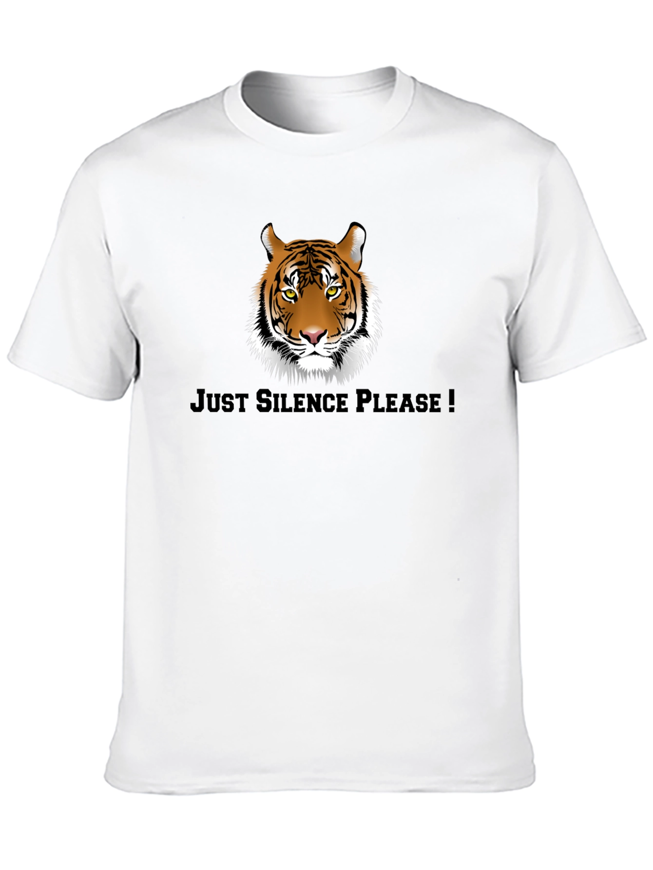 Just Silence Please Tiger Graphic Tee