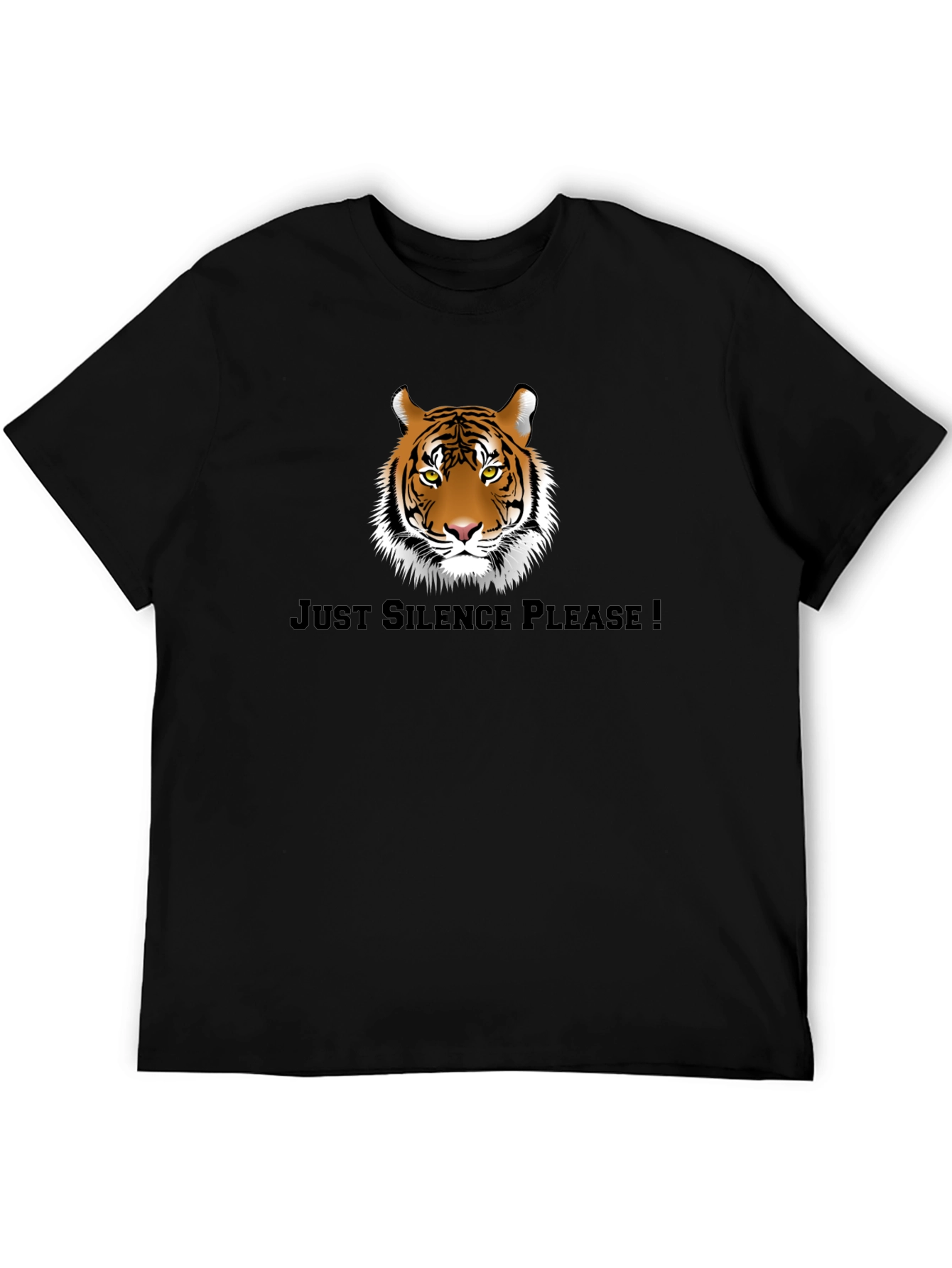 Just Silence Please Tiger Graphic Tee