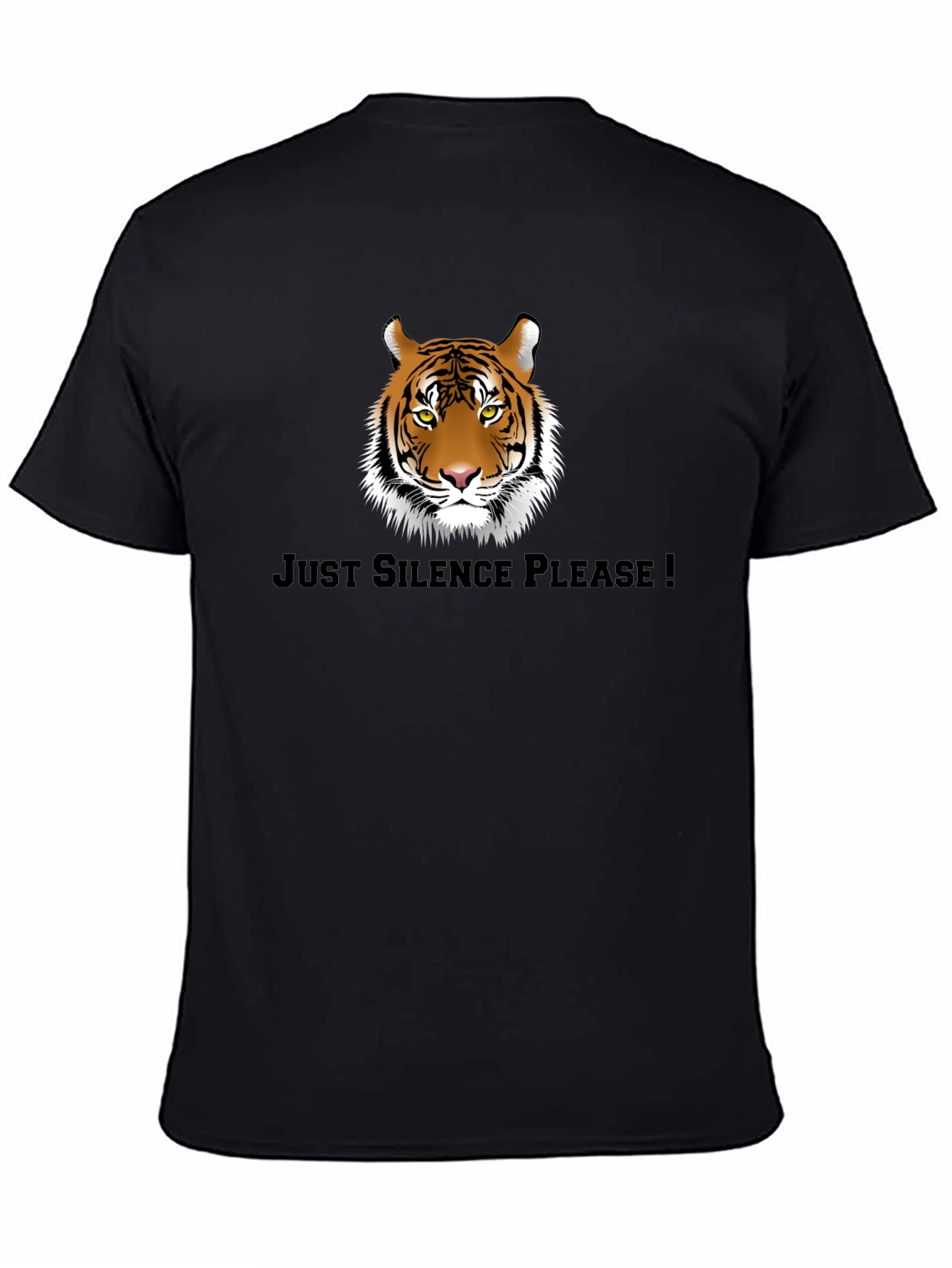 Just Silence Please Tiger Graphic Tee