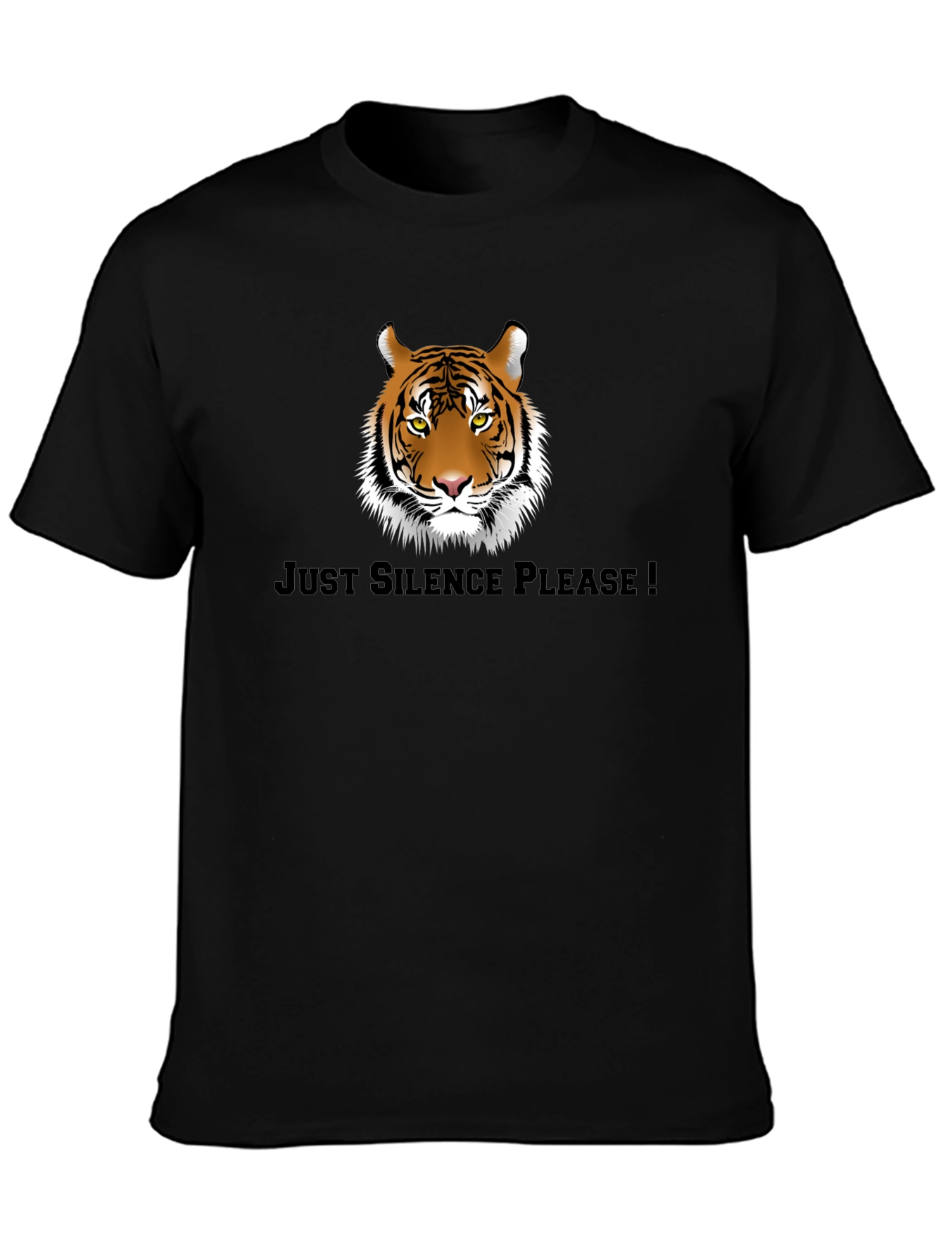 Just Silence Please Tiger Graphic Tee
