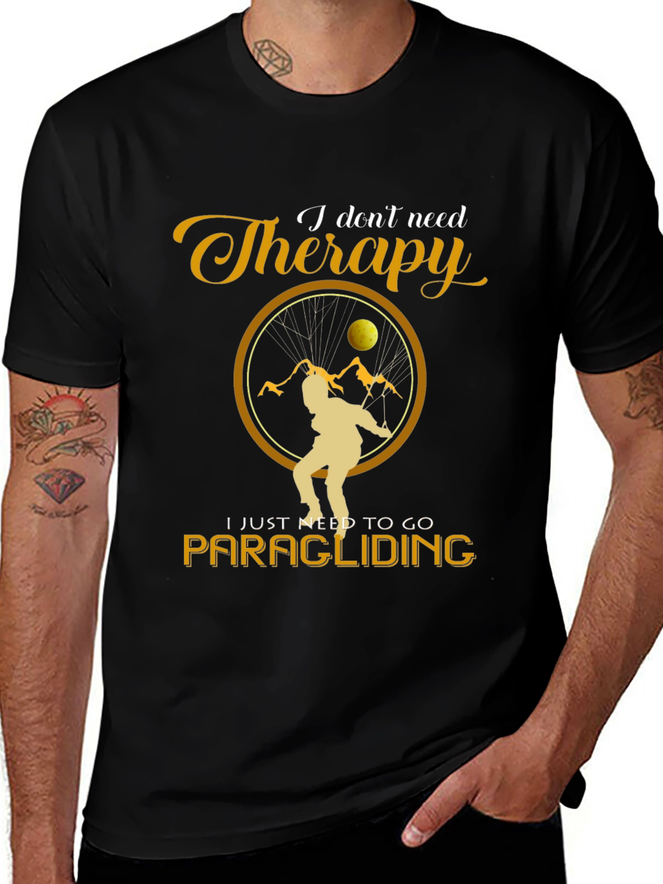 Paragliding Therapy T-Shirt - Adventure Seeker Apparel