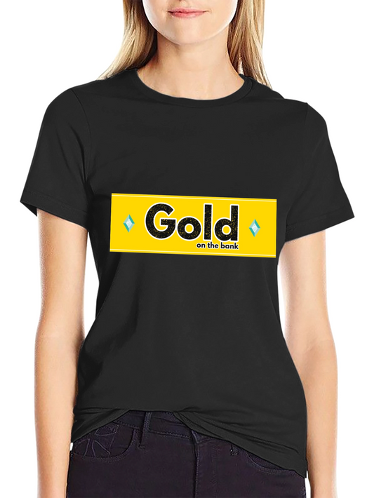 Gold on the Bank T-Shirt - Black